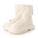 オフホワイト | ショートブーツ ブーツ 厚底 | STYLEBLOCK