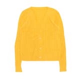 イエロー | ニットカーディガン カーディガン Vネック | STYLEBLOCK