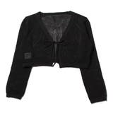 ブラック | ニットカーディガン カーディガン ボレロ | STYLEBLOCK