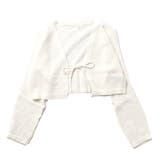 ホワイト | ニットカーディガン カーディガン ボレロ | STYLEBLOCK