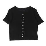 ブラック | ニットカーディガン カーディガン リブ | STYLEBLOCK