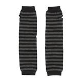 ブラック×グレー | アームウォーマー アームカバー 指穴 | STYLEBLOCK