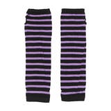 ブラック×パープル | アームウォーマー アームカバー 指穴 | STYLEBLOCK