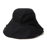 ブラック×ベージュ | ハット ツバ広ハット リバーシブル | STYLEBLOCK