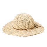 ベージュ | ストローハット 麦わら帽子 つば広 リボン 帽子 レディース ベージュ カーキ | STYLEBLOCK