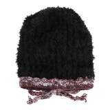 ブラック | ニットキャップ ビーニー 紐 | STYLEBLOCK