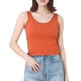 オレンジ | タンクトップ インナー カップ付き | STYLEBLOCK