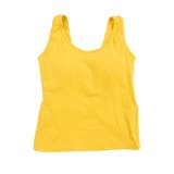イエロー | タンクトップ インナー カップ付き | STYLEBLOCK