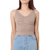 ピンクベージュ | インナー タンクトップ パッド付き | STYLEBLOCK