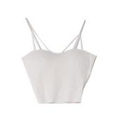 ホワイト | キャミソール インナーウェア カップ付 | STYLEBLOCK