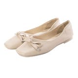 ベージュ | パンプス スクエアトゥ PUレザー | STYLEBLOCK