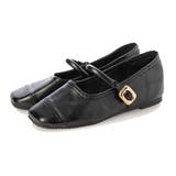 ブラック | パンプス フラットパンプス ストラップ | STYLEBLOCK