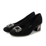 ブラック | パンプス スクエアトゥ 太ヒール | STYLEBLOCK