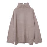 ベージュ | ニット セーター タートルネック | STYLEBLOCK