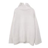 アイボリー | ニット セーター タートルネック | STYLEBLOCK