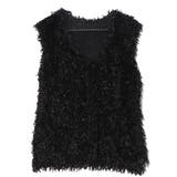 ブラック | ベスト ジレ フェザーヤーン | STYLEBLOCK