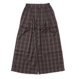 ブラウン | ワイドパンツ ロングパンツ ウエストゴム | STYLEBLOCK