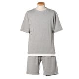 ポケット杢グレー | Tシャツ ショートパンツ セットアップ | Style Block MEN