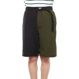 ブラック×オリーブ | ショートパンツ ハーフパンツ ストレッチ | Style Block MEN