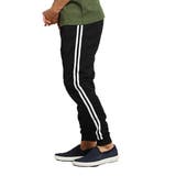 2本ラインブラック | イージーパンツ ジョガーパンツ スウェット | Style Block MEN