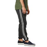 2本ライン杢チャコール | イージーパンツ ジョガーパンツ 裏起毛 | Style Block MEN