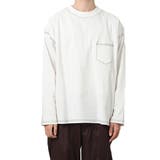 ホワイト×ブラック | Tシャツ カットソー ロンT | Style Block MEN