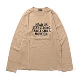 HEADUPベージュ | Tシャツ カットソー ロンT | Style Block MEN