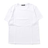 ホワイト | Tシャツ カットソー 半袖 | Style Block MEN