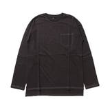 ブラック | Tシャツ カットソー ロンT | Style Block MEN