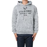 USAIRFORCE杢グレー | パーカー プルパーカー ニットフリース | Style Block MEN