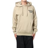 バックプリントベージュ | プルパーカー パーカー スウェット | Style Block MEN