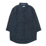 ネイビー | シャツ カジュアルシャツ 7分袖 | Style Block MEN