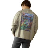 ベージュ | シャツ 開襟シャツ 長袖 | Style Block MEN