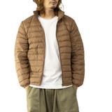 キャメルブラウン | ダウンジャケット 中綿ブルゾン ライトダウン | Style Block MEN
