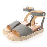 グレー | サンダル 厚底 ウェッジ | STYLEBLOCK