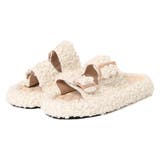 ベージュ | ベルトサンダル コンフォートサンダル ボア | STYLEBLOCK