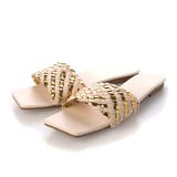 ベージュホワイト | サンダル フラットサンダル ぺたんこ | STYLEBLOCK