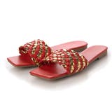 レッド | サンダル フラットサンダル ぺたんこ | STYLEBLOCK