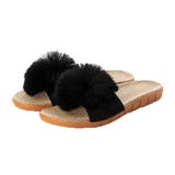 ブラック | サンダル フラットサンダル スリッパサンダル | STYLEBLOCK