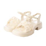 オフホワイト | サンダル ストラップ パール | STYLEBLOCK