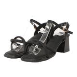 ブラック | サンダル ストラップサンダル 太ヒール | STYLEBLOCK