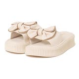 オフホワイト | サンダル 厚底サンダル リボン | STYLEBLOCK