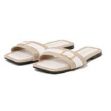 ホワイト | サンダル フラットサンダル ぺたんこ | STYLEBLOCK