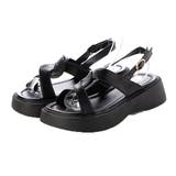 ブラック | サンダル 厚底 ストラップ | STYLEBLOCK