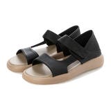 ブラック | サンダル ウェッジソールサンダル ストラップ | STYLEBLOCK
