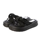 ブラック | サンダル 厚底 クロスベルト | STYLEBLOCK