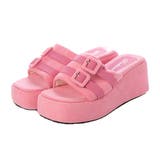 ピンク | ウェッジソールサンダル サンダル ベルト | STYLEBLOCK