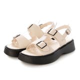 ベージュ | サンダル 厚底サンダル ダブルベルト | STYLEBLOCK