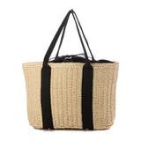 ベージュ | トートバッグ かごバッグ ストロー素材 | STYLEBLOCK