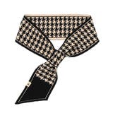 千鳥格子柄ブラック | ストール マフラー スカーフ | STYLEBLOCK